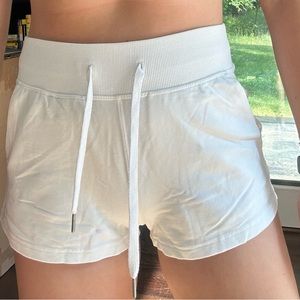 Lululemon White Athletic Shorts Size 8